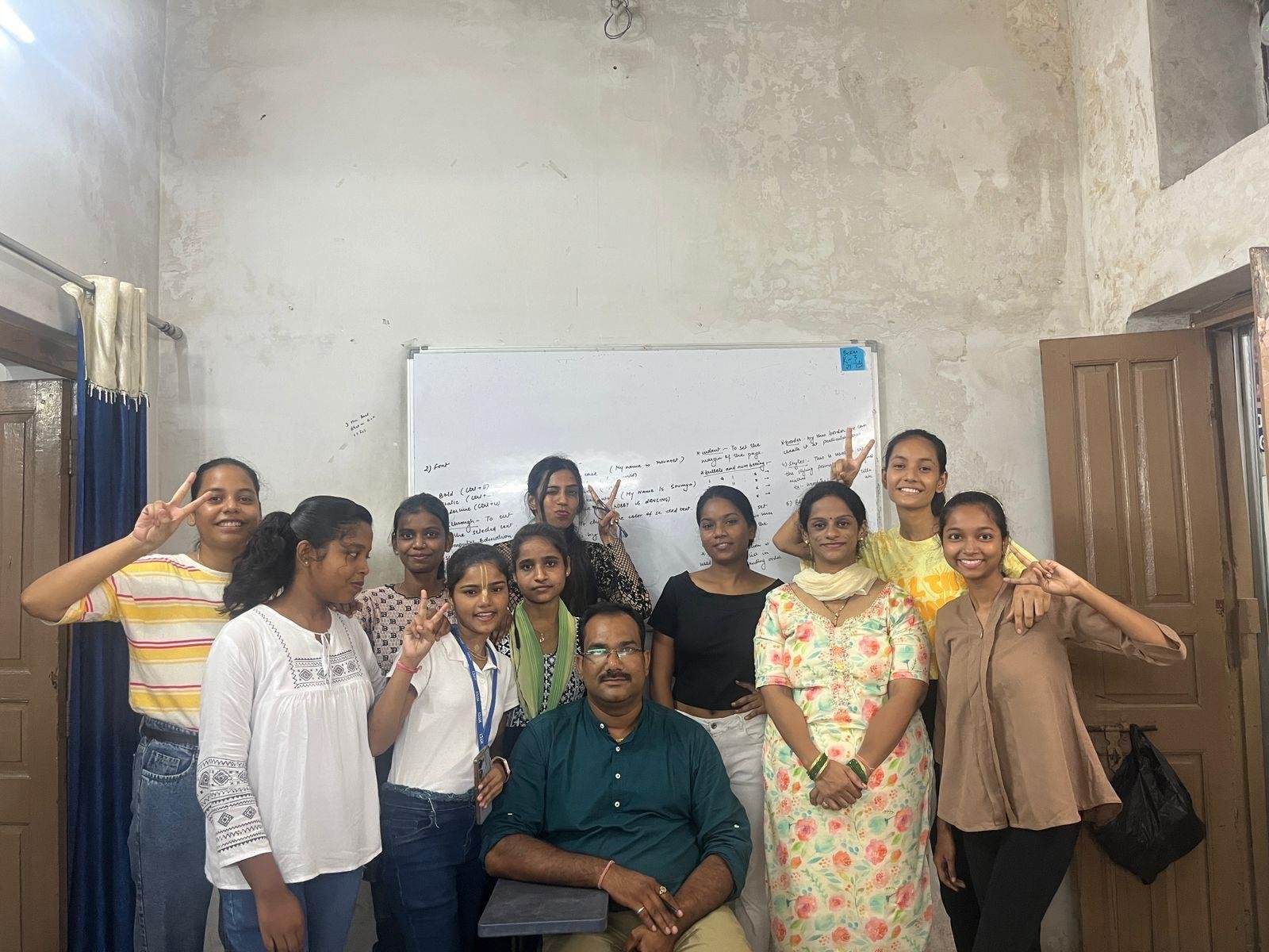 Students and faculty in the classroom