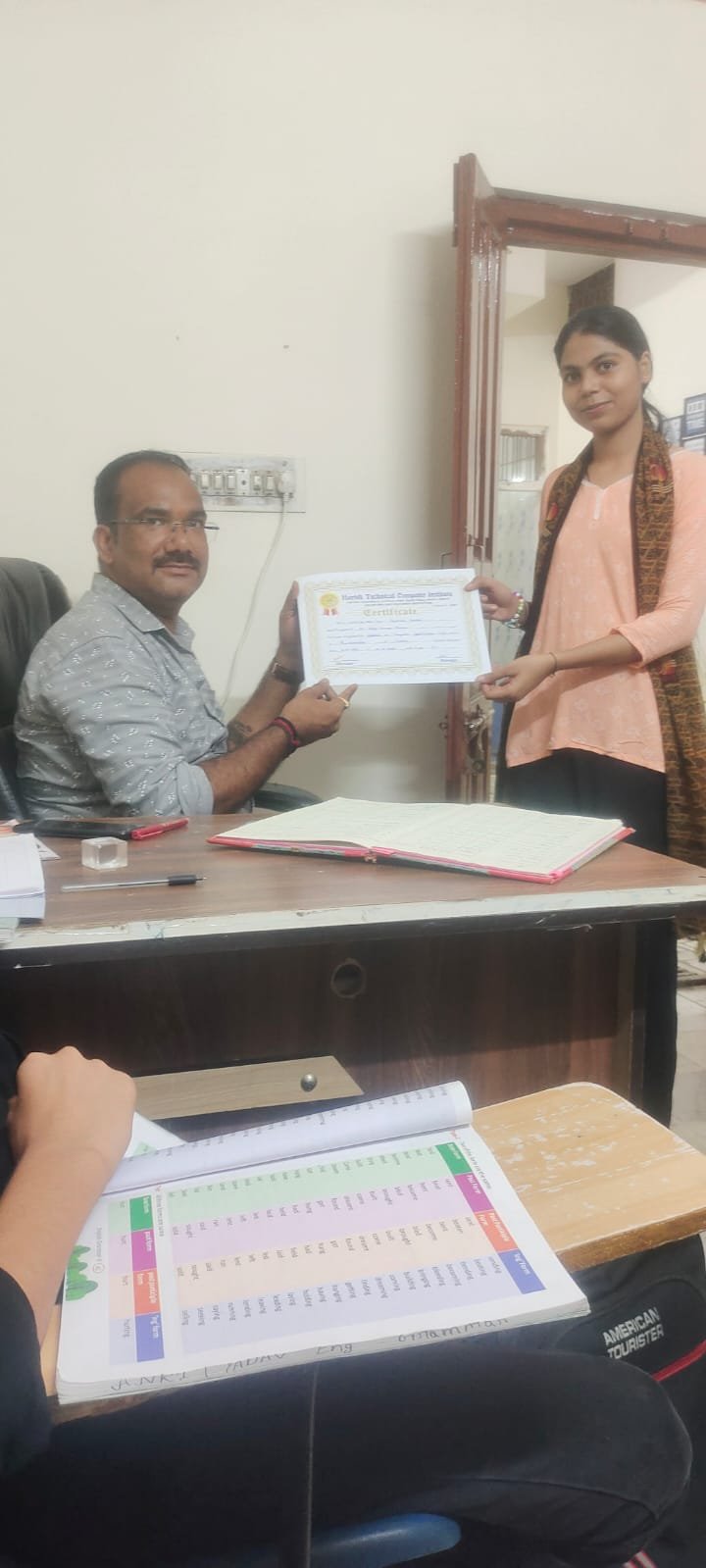 HTCI certificate presentation